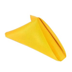 Polyester Napkins Yellow Gold