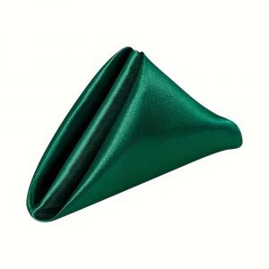 Satin Napkins 12″ x 12″ – Dark Green
