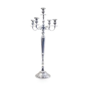 Silver 100cms Candelabra 6 Arms