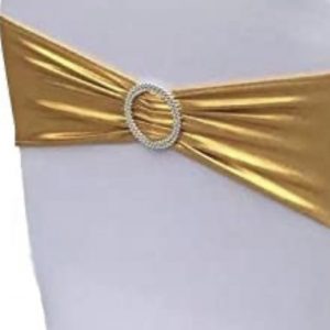 Chair Bow with Buckle - Gold