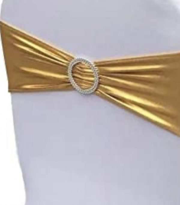 Chair Bow with Buckle - Gold