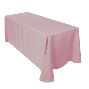 Dusty Pink Polyester Tablecloth