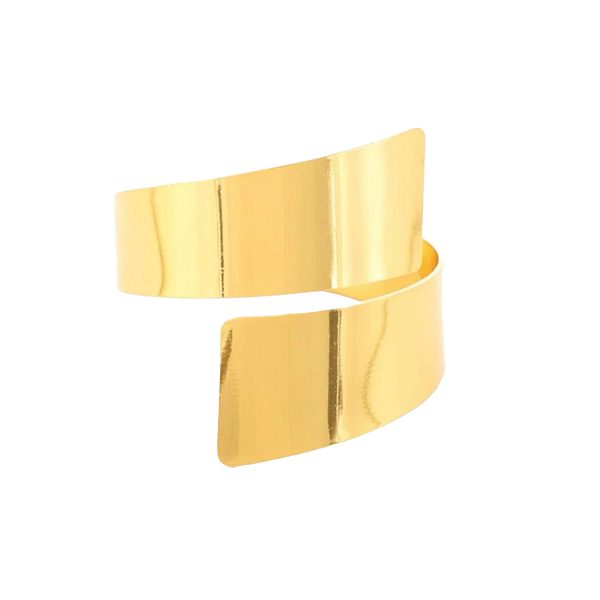 Gold Double band napkin rings (Set of 10)
