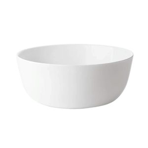 Large tempered glass serving bowl