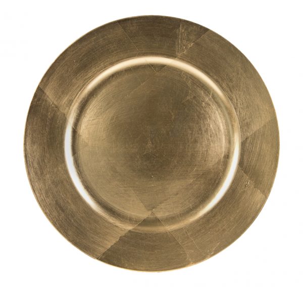 Lincoln Gold Acrylic Charger Plate