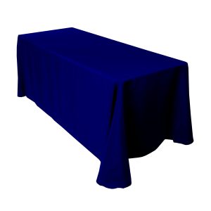 Navy Polyester Tablecloth