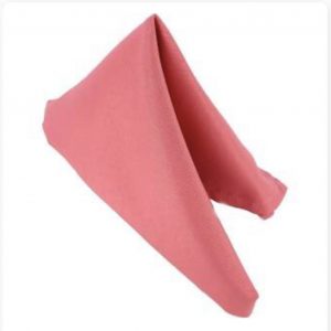 Polyester Napkins 20" x 20" - Pink