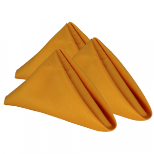Polyester Napkins 20" x 20" - Burnt Orange