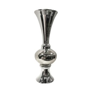 Silver Trumpet Vase