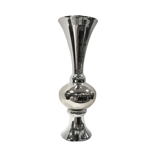 Silver Trumpet Vase