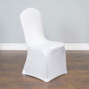 White Spandex Seat Cover