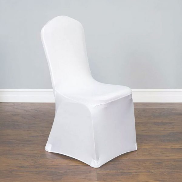 White Spandex Seat Cover