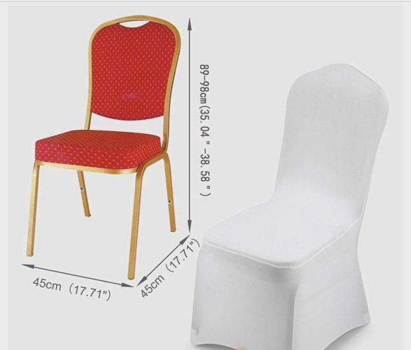 Chair Cover Spandex White - Image 2