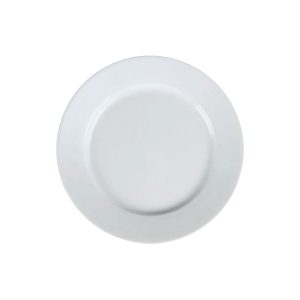 Wide Rim Side Plates 6.5" - White