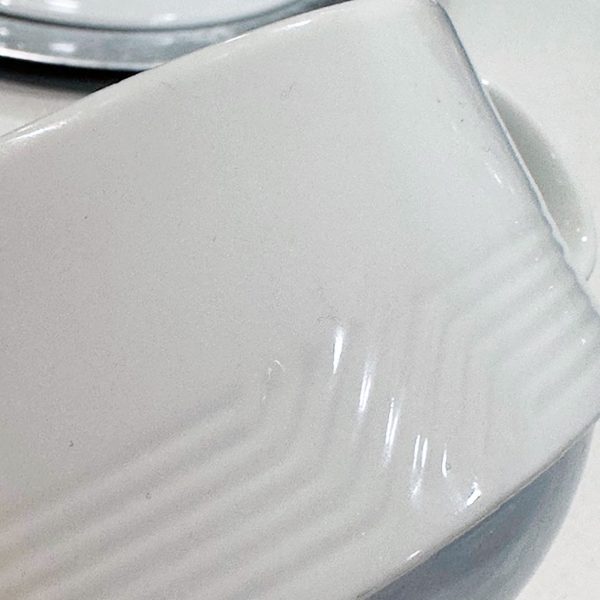 Close up of a bouillon cup /double-handled soup bowl