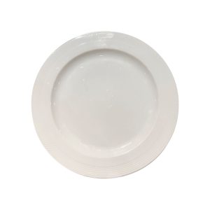 Contour Dinner Plate with Fine Engraved Detail