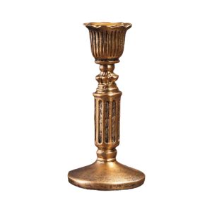 Small Antique Gold Candle Stick