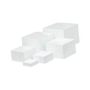 White Display Cubes